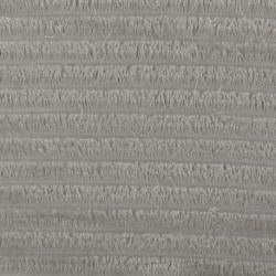 Tissu Mouton Rayure Gris Clair 
