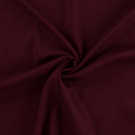 Tissu Viscose Stretch Bordeaux 