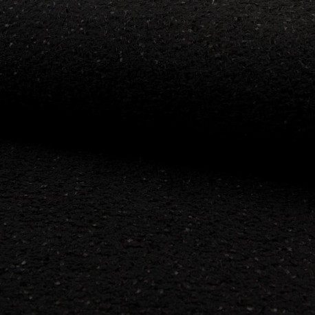 Tissu Mouton Dentelle Noir 