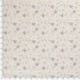 Tissu Popeline Imprimé Feuille Beige 