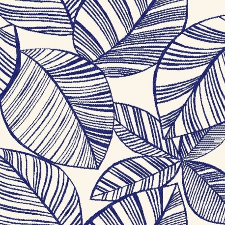 Tissu Jacquard Malia Allover Indigo