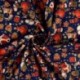 Tissu Coton Noel Imprimé Cadeaux Marine