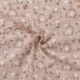 Tissu Popeline Imprimé Lapin Fond Nude