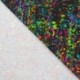 Tissu Jersey Coton Imprimé Multico Fond Noir