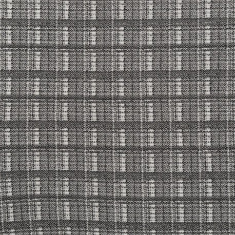 Tissu Jersey Lourd Imprimé Noir blanc