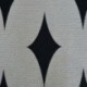 Tissu Bouclette Jacquard Arca Noir