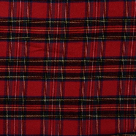 Tissu Tartan Rouge