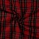 Tissu Tartan Rouge