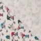 Tissu Jersey Coton Imprimé Lutin Blanc