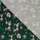 Tissu Jersey Coton Imprimé Lutin Vert