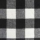 Tissu Lainage Turnberry Carreaux Noir et Blanc