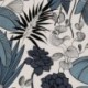 Tissu Toile Enduit Jakarta Blue Stone