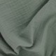 Tissu Francine Double Gaze Unie Vert 