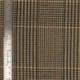 Tissu Twill Stretch Lourd Carreaux Noir et marron 