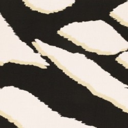 Tissu Rayonne Imprimée Noir et blanc 