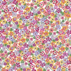 Tissu Viscose Idylle Prune 
