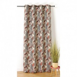 Tissu Jacquard Eden Terracotta 