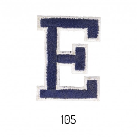 Lettres baton - Marine e