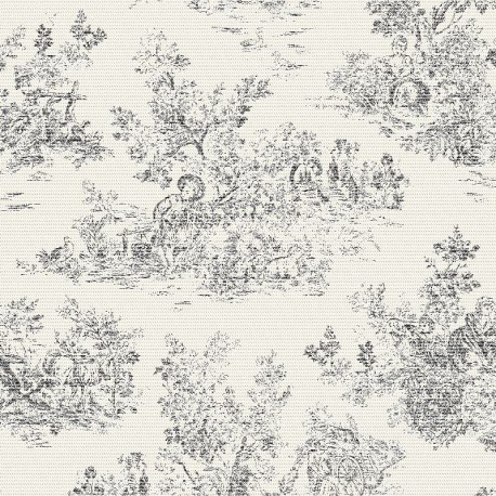 Tissu Colline Allover Anthracite