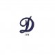 Lettres anglaises - Bleu d