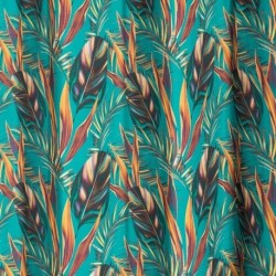Tissu Bchette Paloma Bleu Canard