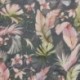 Tissu Toile Imprimée Grande Largeur Fond Vert