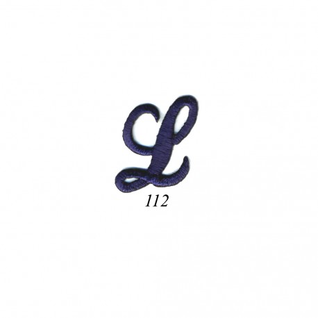 Lettres anglaises - Bleu l