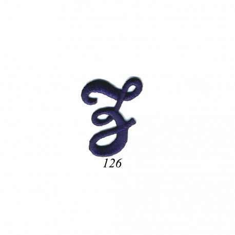 Lettres anglaises - Bleu z
