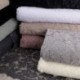 Tissu Dentelle Fleur 2 Taupe 