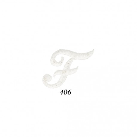 Lettres anglaises - Blanc f