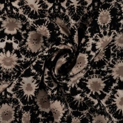 Tissu Viscose Chally Tie&die Sable 