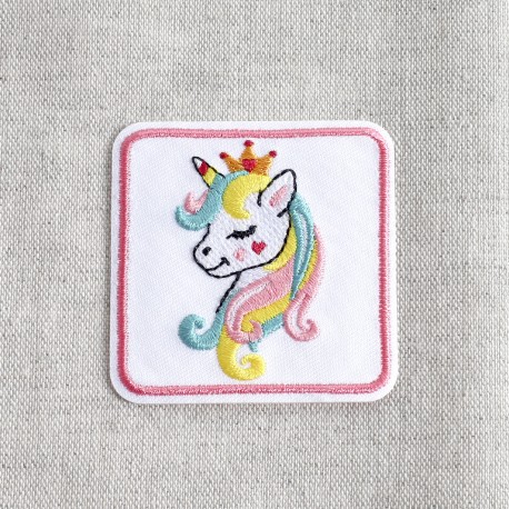 Ecusson animaux mignons - Licorne