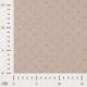 Tissu Voile de Coton Plumetis Sable 