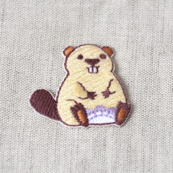 S ecusson theme foret - Marmotte