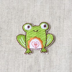 S ecusson theme foret - Grenouille