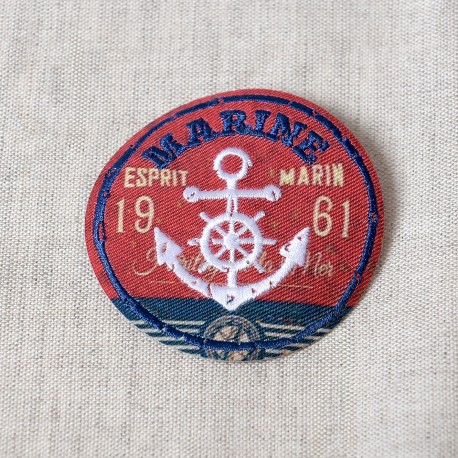 M ecusson sport vintage - Marine
