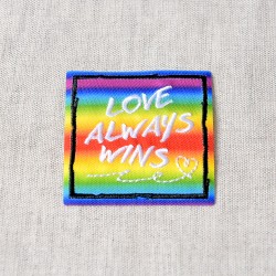 M ecusson love - Love always win