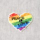 M ecusson love - Peace & love
