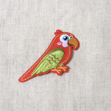 M ecusson oiseaux exotiques - Perroquet