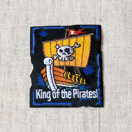 M ecusson theme pirate - King