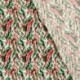 Tissu Popeline de Viscose Imprimé Vert 