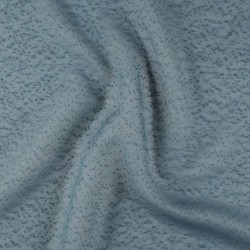 Tissu Etamine Boucline Bleu
