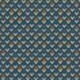 Tissu Viscose Chally Imprimé Ethnique Bleu 