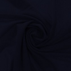 Tissu Scuba Crepe Uni Marine