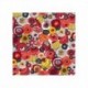 Tissu Viscose Imprimée Blooms Rouge 