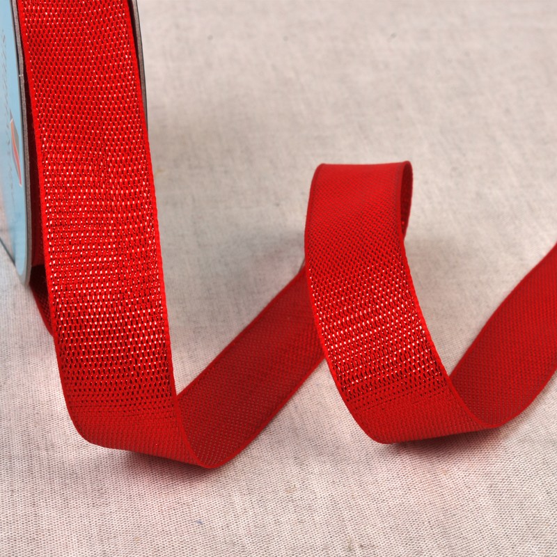 EMDOMO Garniture à Franges En Polyester Avec Perles - Pour Rideaux Décoratifs - Abat-jours De Tente, Couture, Tapisserie, Draperie - 2,7 M (rouge