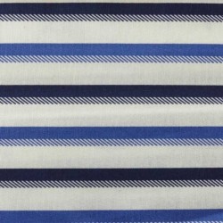Tissu Raya Marin Bleu blanc