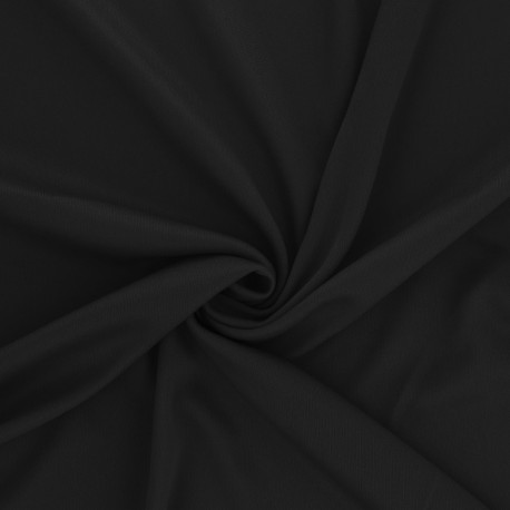 Tissu Toile Fantaisie Uni Noir 