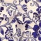 Tissu Fluide Imprimé Bleu
