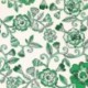 Tissu Fluide Imprimé Vert Nil